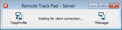 Track Pad App Server - Main Form Design Time